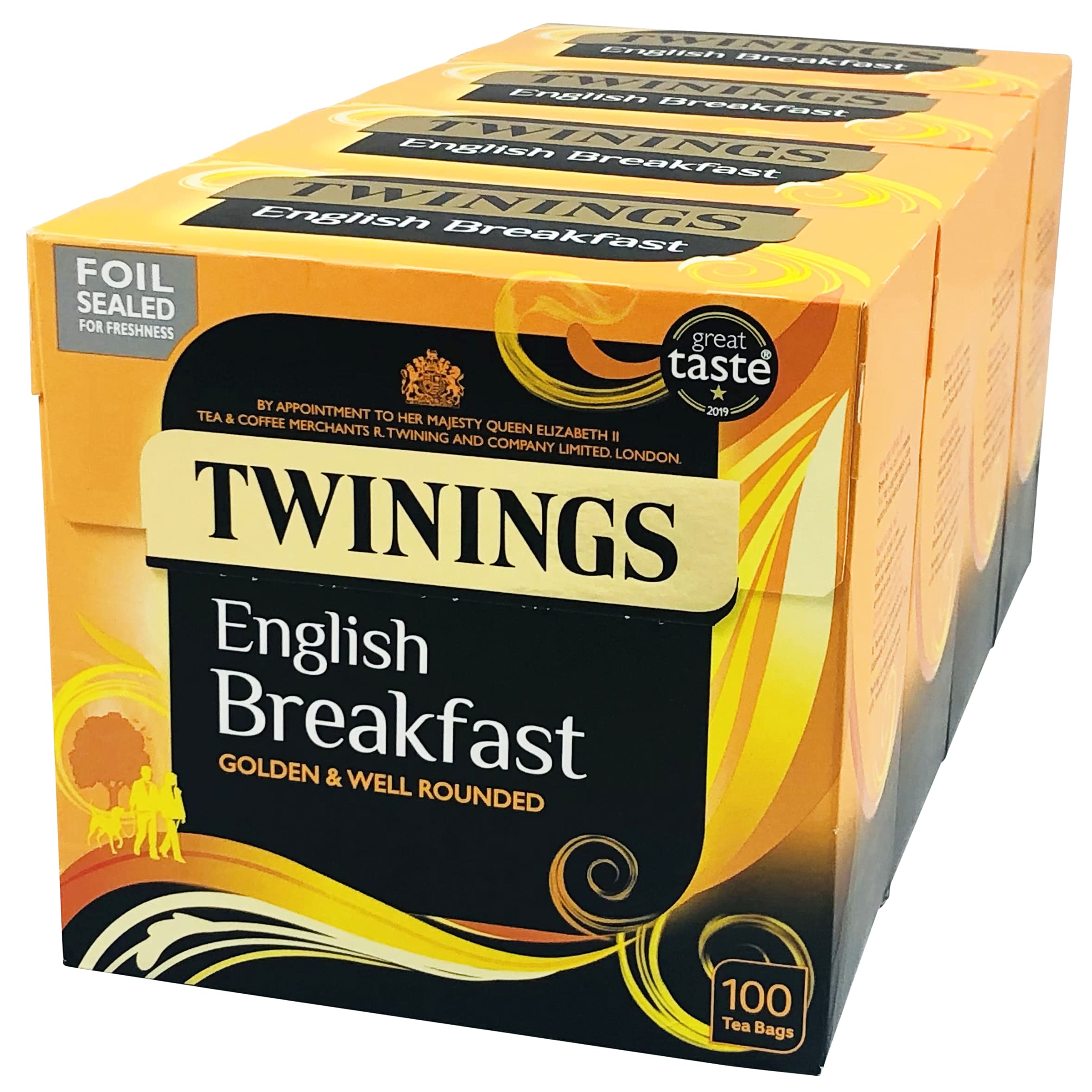 Twinings English Breakfast Tea 4X 100 Bolsa de té