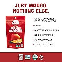 Vista 2 de Mavuno Harvest - Fruta seca 100% orgánica, 6 paquetes de 2 onzas de Jaca