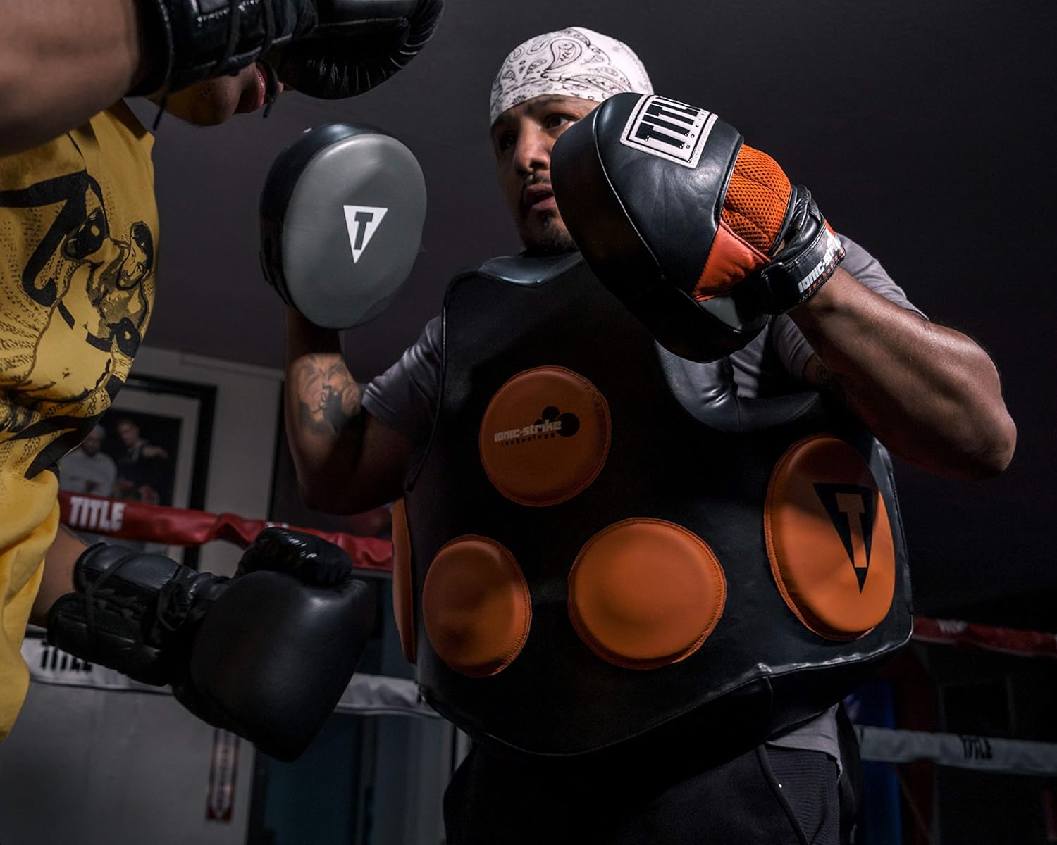 Title Boxing Ionic Strike Body Protector, Black/Orange : Sports & Outdoors