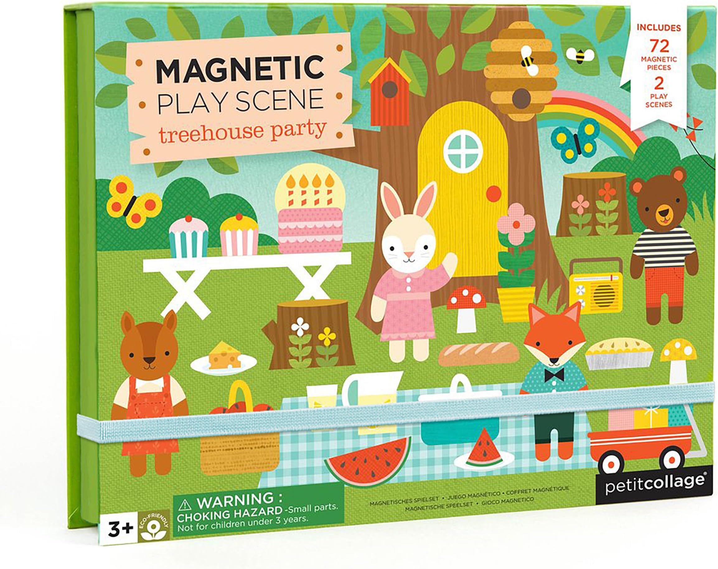 Magnetic Play Set | Treehouse,Multicolor,Small