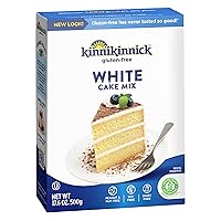 Vista 1 de Kinnikinnick - Mezcla de pastel blanco - Mezcla de pastel sin gluten, apta para alérgicos - Caja de 17.6 onzas