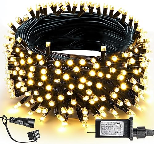 Miniatura 28 de TW SHINE - Cadena de luces de Navidad inteligente que cambia de color para exteriores, 100 m, 1000 LED RGB, luces de Halloween con control remoto y