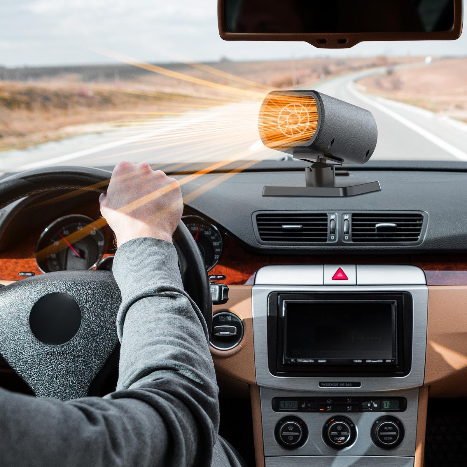 Dégivreur électromagnétique Pour Pare-brise - 3 Pièces, Portable, Anti-givre Rapide Pour Voiture