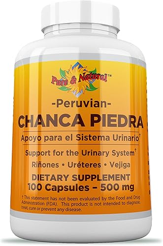 Miniatura 7 de Chanca Piedra 100 unidades  500 mg rompepiedras peruano de materia prima  2 cápsulas por porción trituradora de piedras