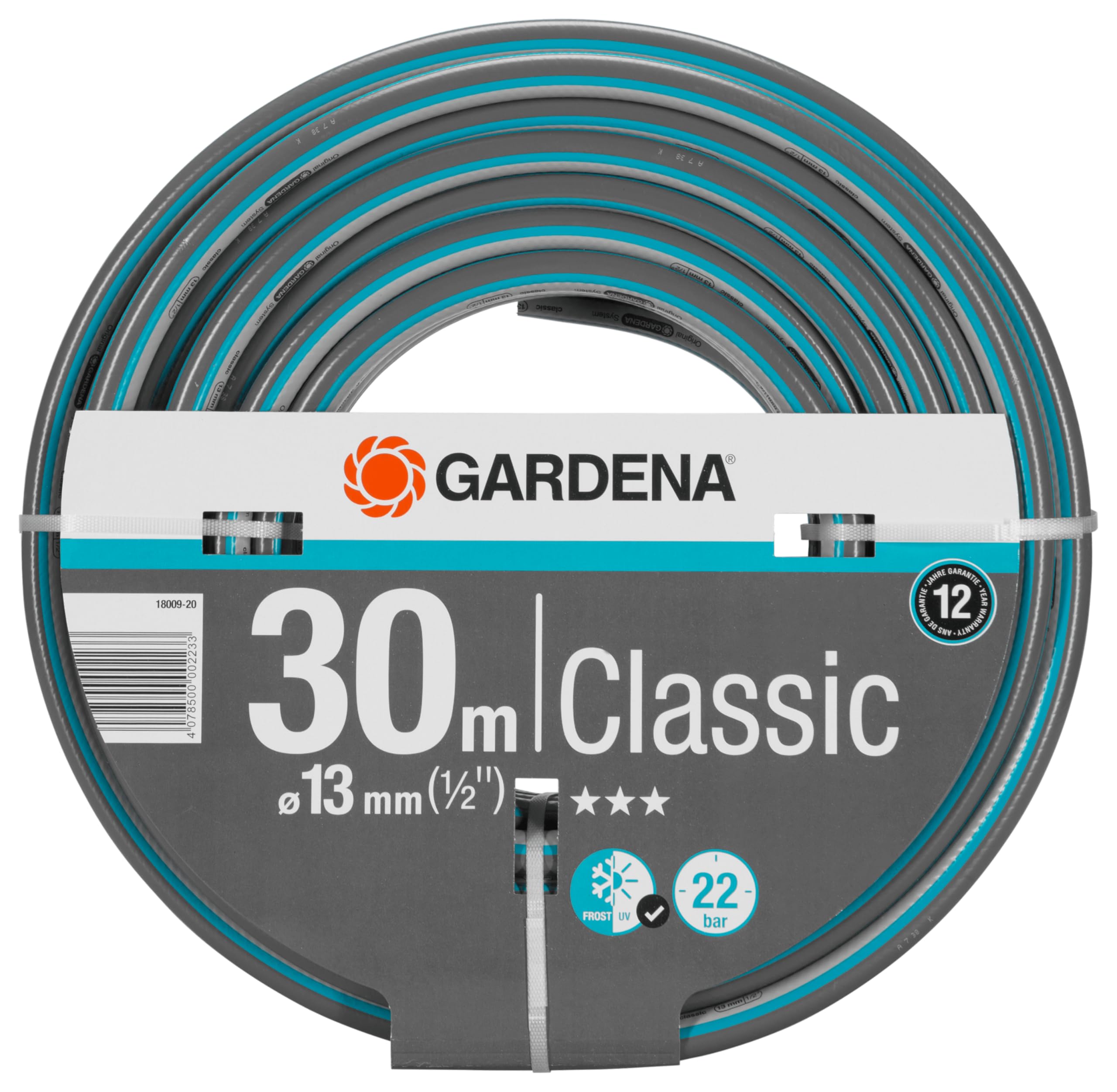 Gardena 18009 Classic Hose, 1/2