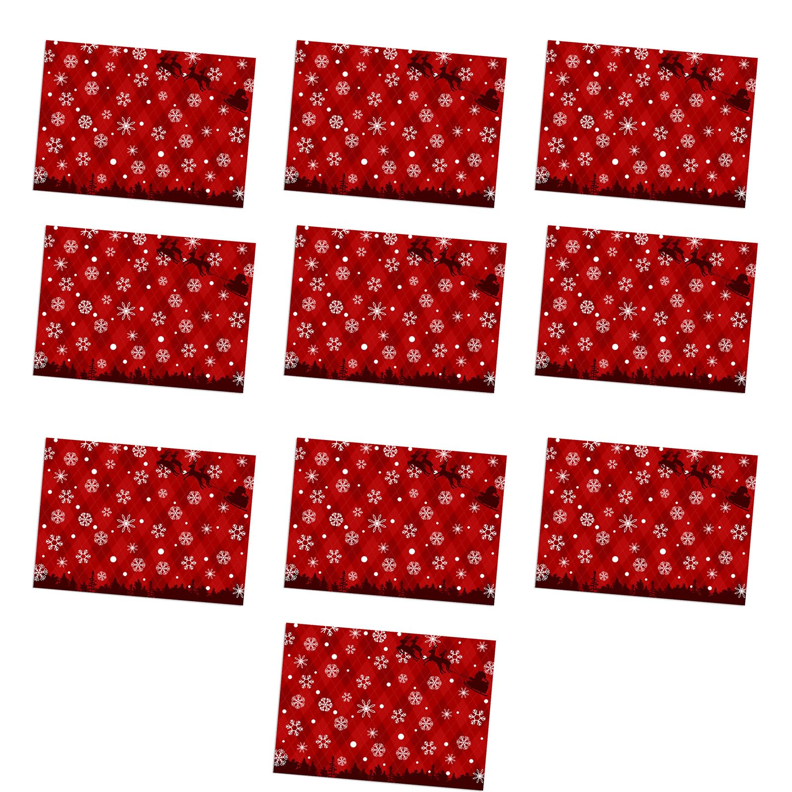 Tsophreniq Christmas Celebration Wrapping Sheets with Reindeer Pattern User Friendly Paper for Gift Box Decoration User Friendly Wrap