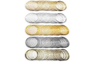 500 Loops Wire for Bracelet Making Memory Beading Steel Memory Wire 24...