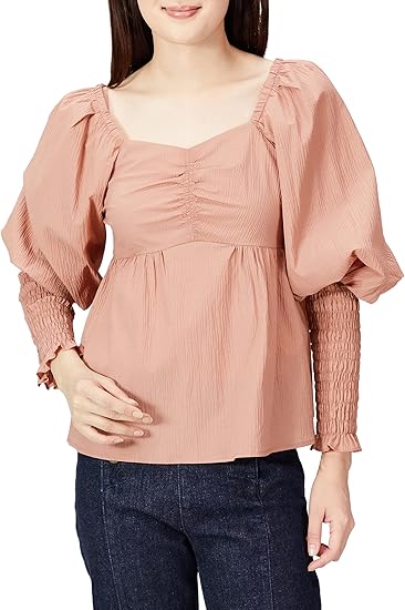 Amazon リリーブラウン シアーボリュームスリーブトップス Lwft レディース Pnk F シャツ ブラウス 通販 Amazon リリーブラウン シアーボリュームスリーブトップス Lwft レディース Pnk F シャツ ブラウス 通販