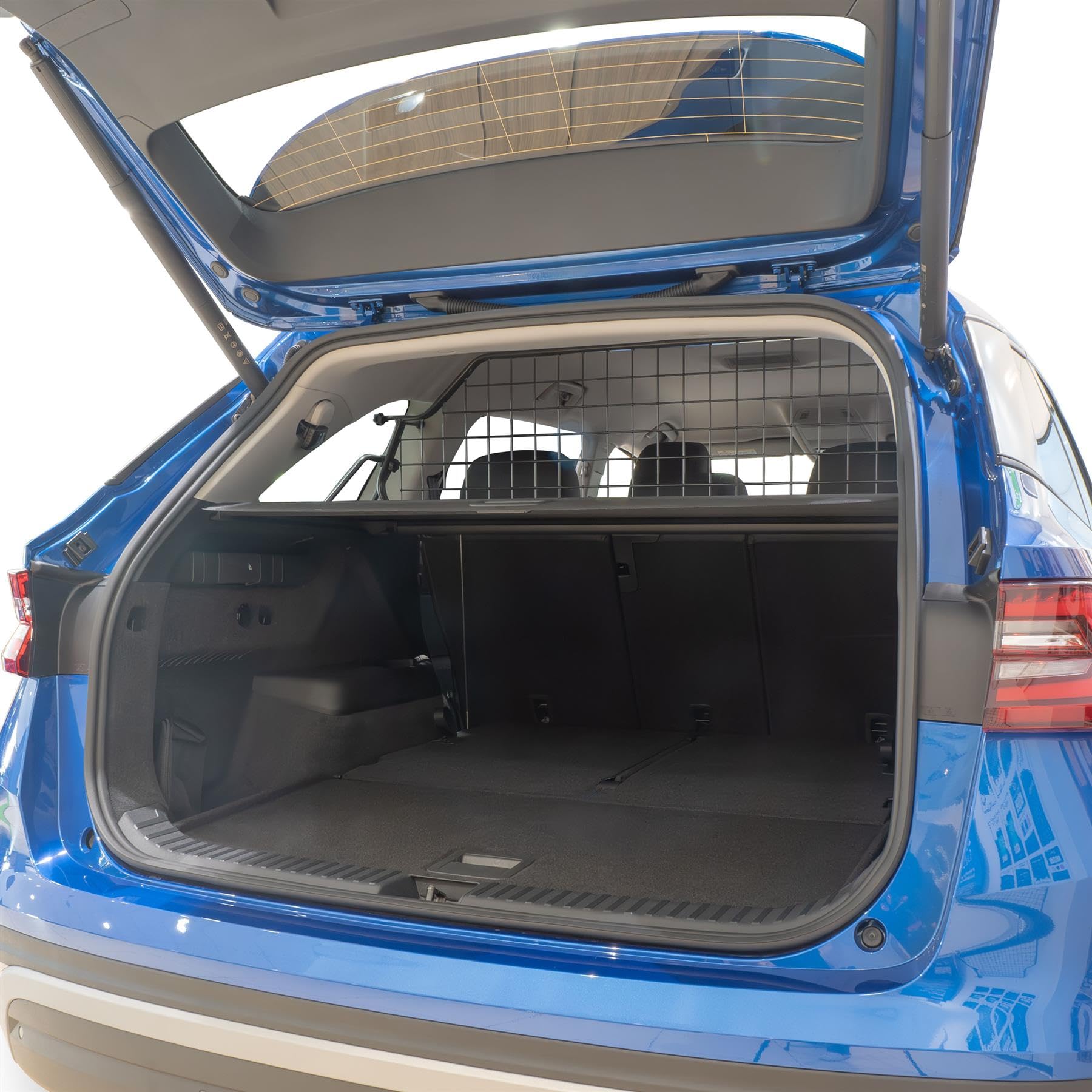 Travall Hundegitter für Skoda Kodiaq 2024+, fahrzeugspezifisches Trenngitter für den Kofferraum aus Stahl, passgenau für sicheren Hundetransport