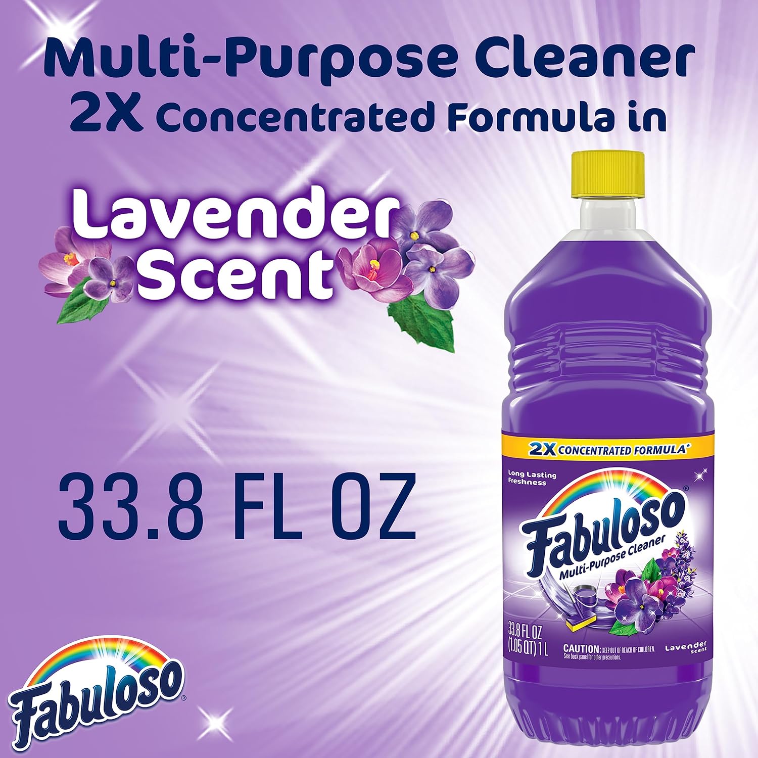 Fabuloso All-Purpose Cleaner, Lavender - 33.8 Fluid Ounce