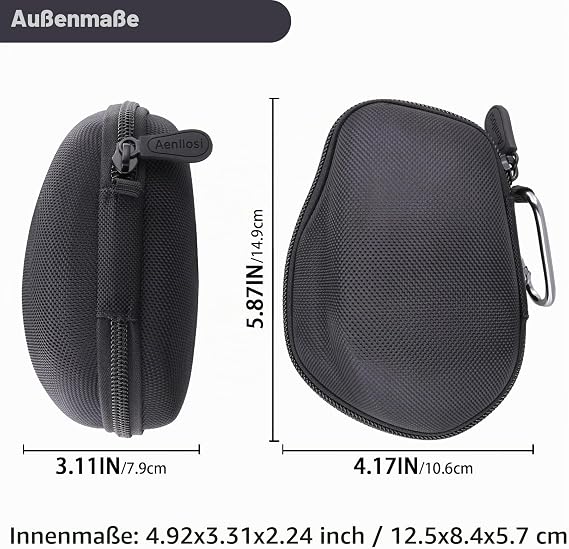 Aenllosi Black Hard Case for Logitech MX Master 4/3/3S/2S Mouse