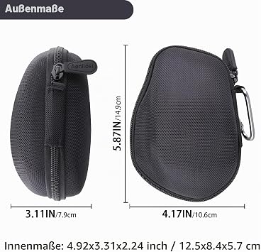 Aenllosi Black Hard Case for Logitech MX Master 4/3/3S/2S Mouse