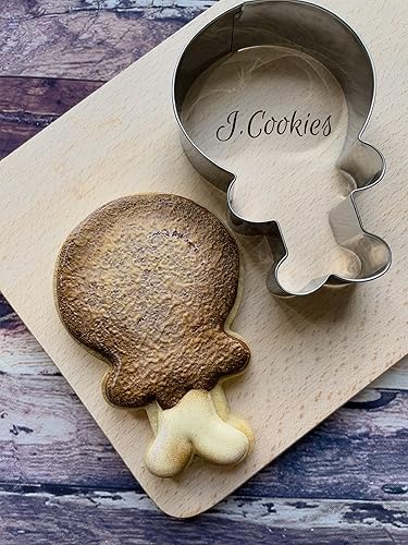 Miniatura 3 de LILIAO Cortador de galletas con patas de pavo de Acción de Gracias, 2.7 x 3.9 pulgadas, acero inoxidable