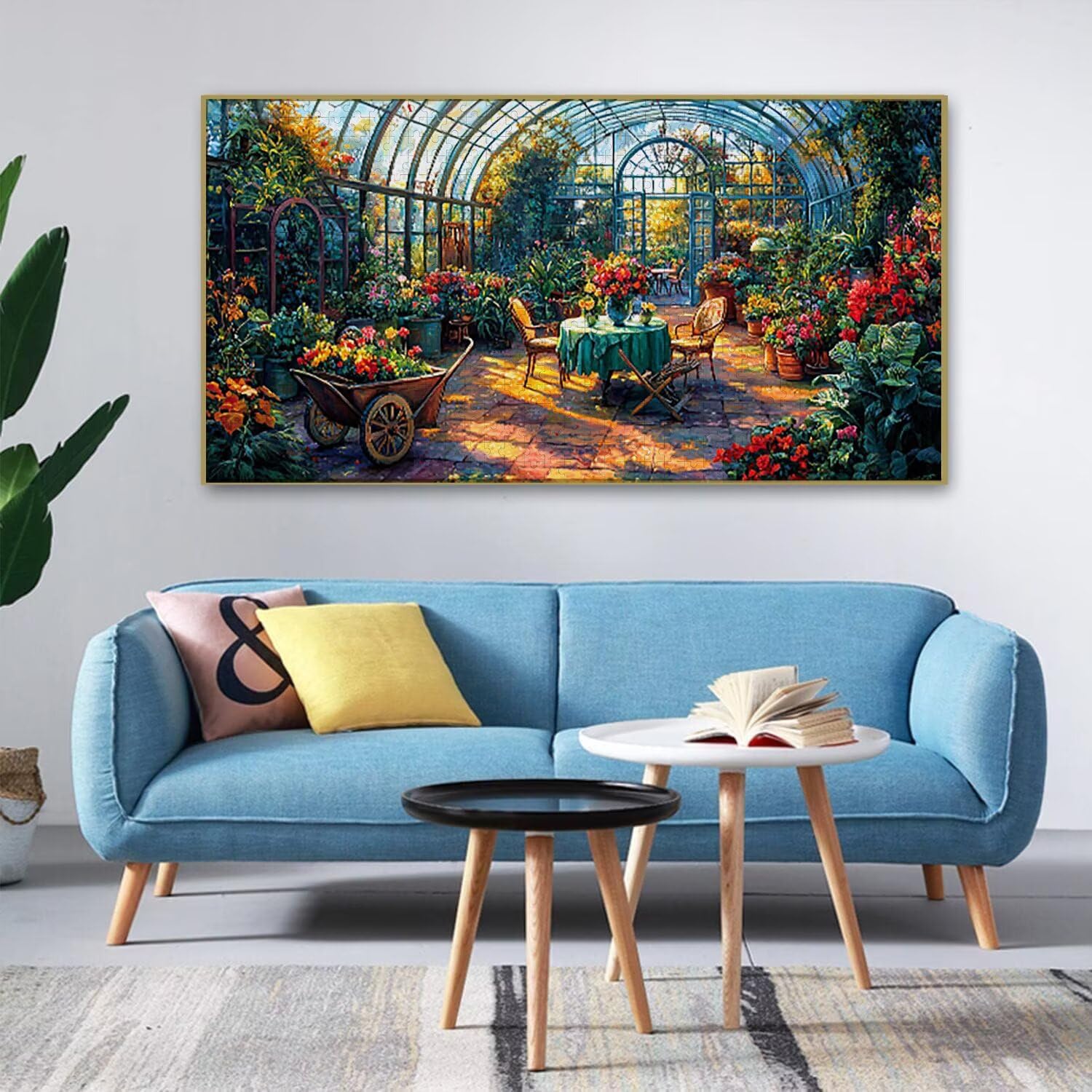 Puzzle dla dorosłych 1100 elementów, Puzzle do pokoju kwiatowego, dla dorosłych Puzzle klasyczne i od 14 lat junior, rodzinna rozrywka domowa puzzle prezent 87x42cm l-413