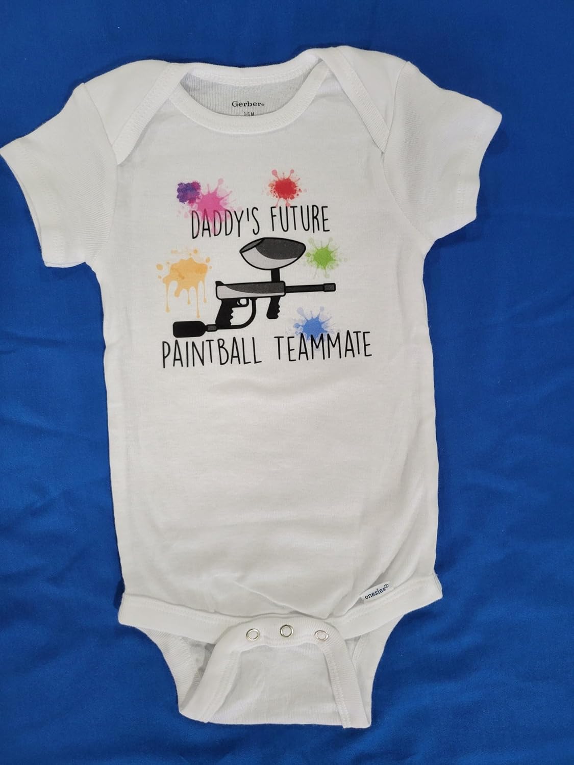 Paintball Daddy - Baby Boy Girl Clothes Infant Bodysuit Funny Cute Newborn