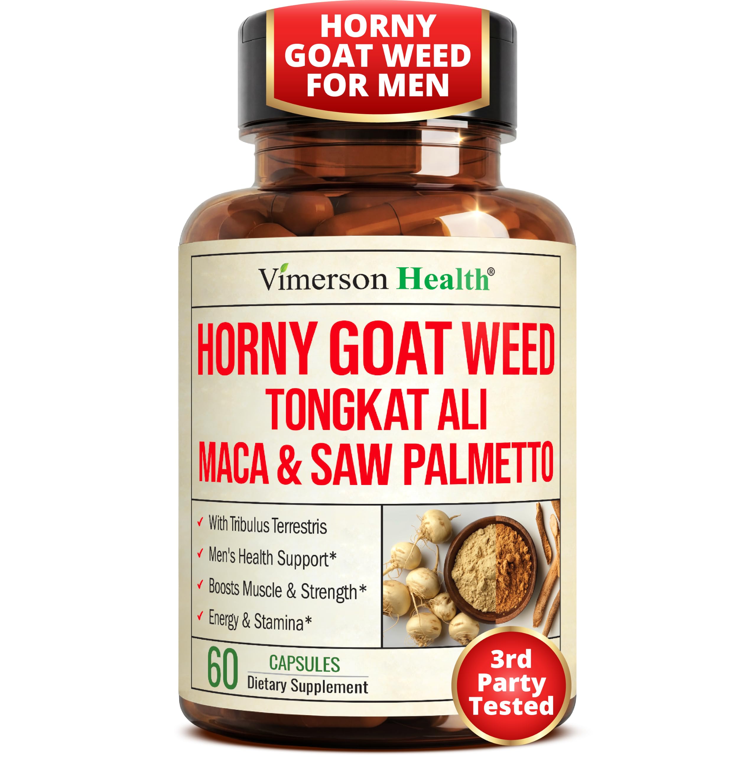 Vimerson Health Horny Goat Weed Men Supplement