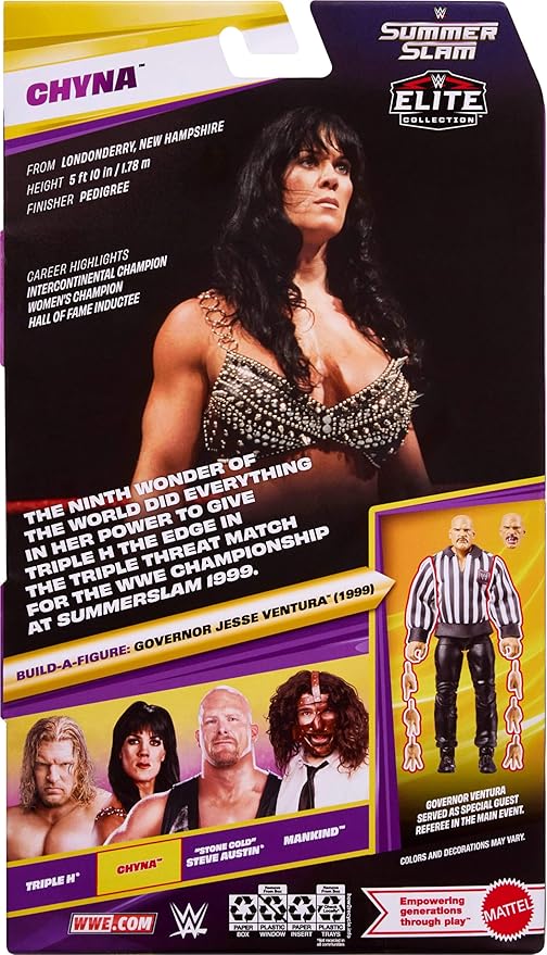 Figura de acción WWE Elite Collection Chyna SummerSlam miniatura 6
