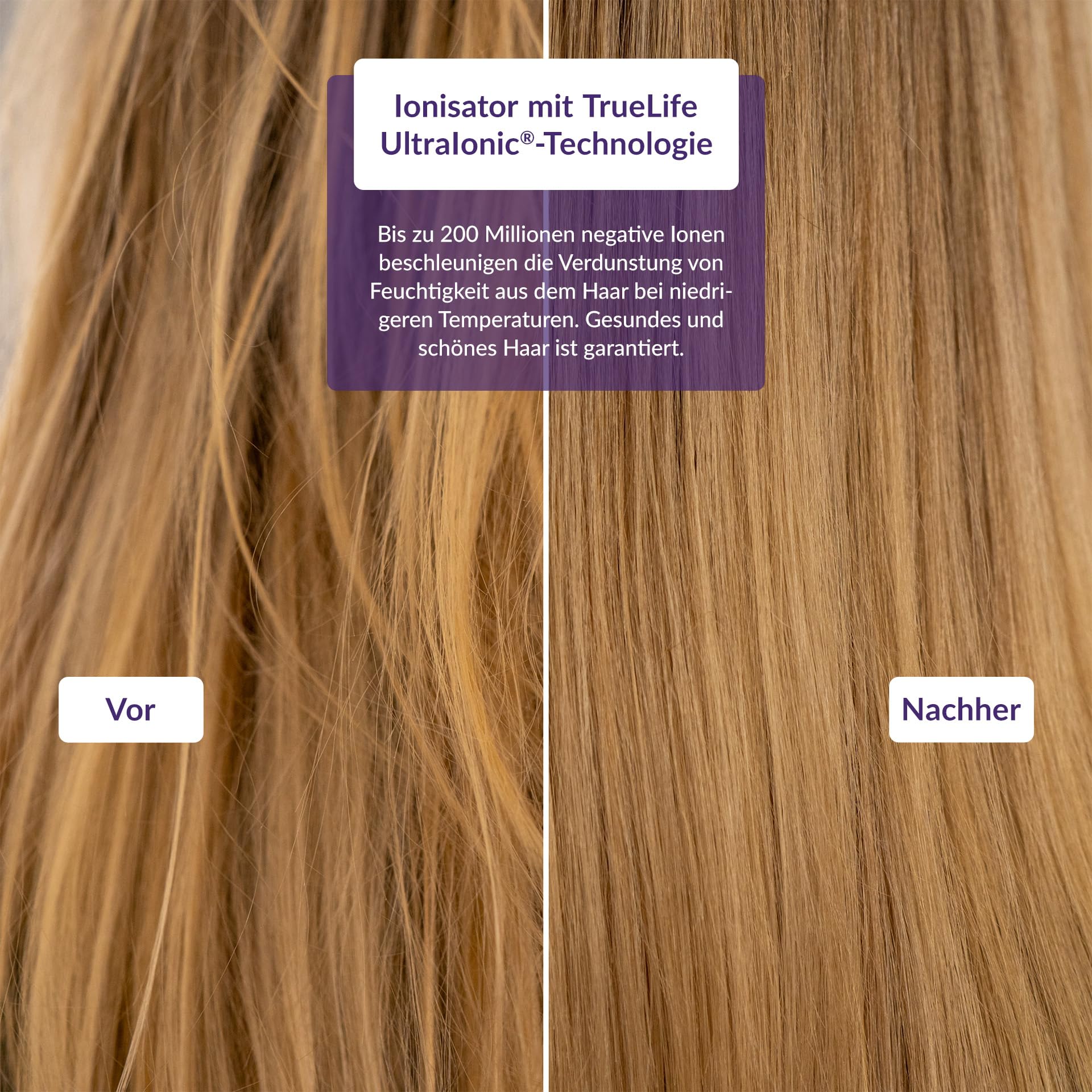 TrueLife HairDryer D9 suszarka do włosów z technologią TrueLife UltraIonic, kolorowy wyświetlacz LED, 5 trybów pracy, prędkość obrotowa silnika do 110 000 obr./min, dwie magnetyczne końcówki