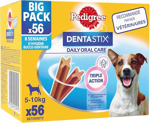 PEDIGREE DENTASTIX Bâtonnets à Mâcher pour Petits Chiens