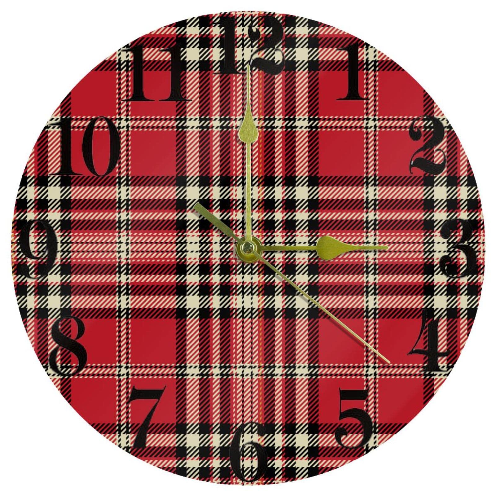 Horloge murale à quartz sans tic-tac pour retrouver le sommeil et la concentration