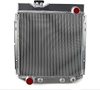 Vista 9 de CU251 Radiador de aluminio de 4 filas para Ford Falcon Mustang Comet Ranchero 1960-1966, para Mercury Comet 1961-1965, para Mustang V8 1965-1966