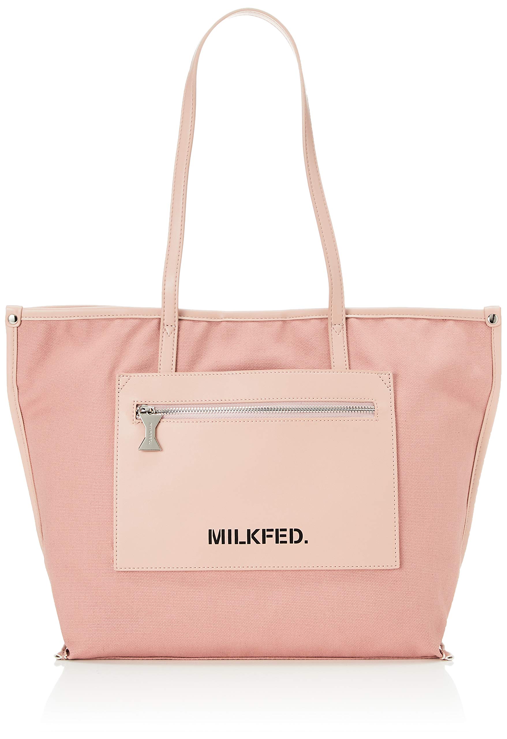 Amazon | [ミルクフェド] トートバッグ FAUX LETHER PATCH TOTE  