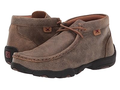 Twisted X Driving Moc (Little Kid/Big Kid) Shoes Bomber/Bomber : 1.5 Little Kid M, Leather