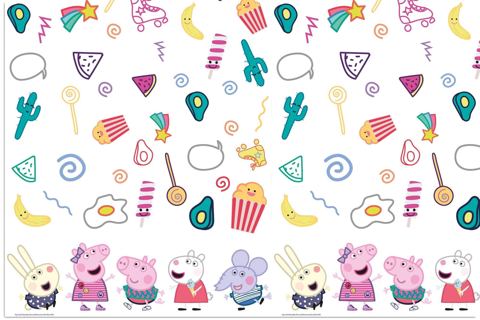 Peppa Pig Party Table Cover 120Cm X 180Cm