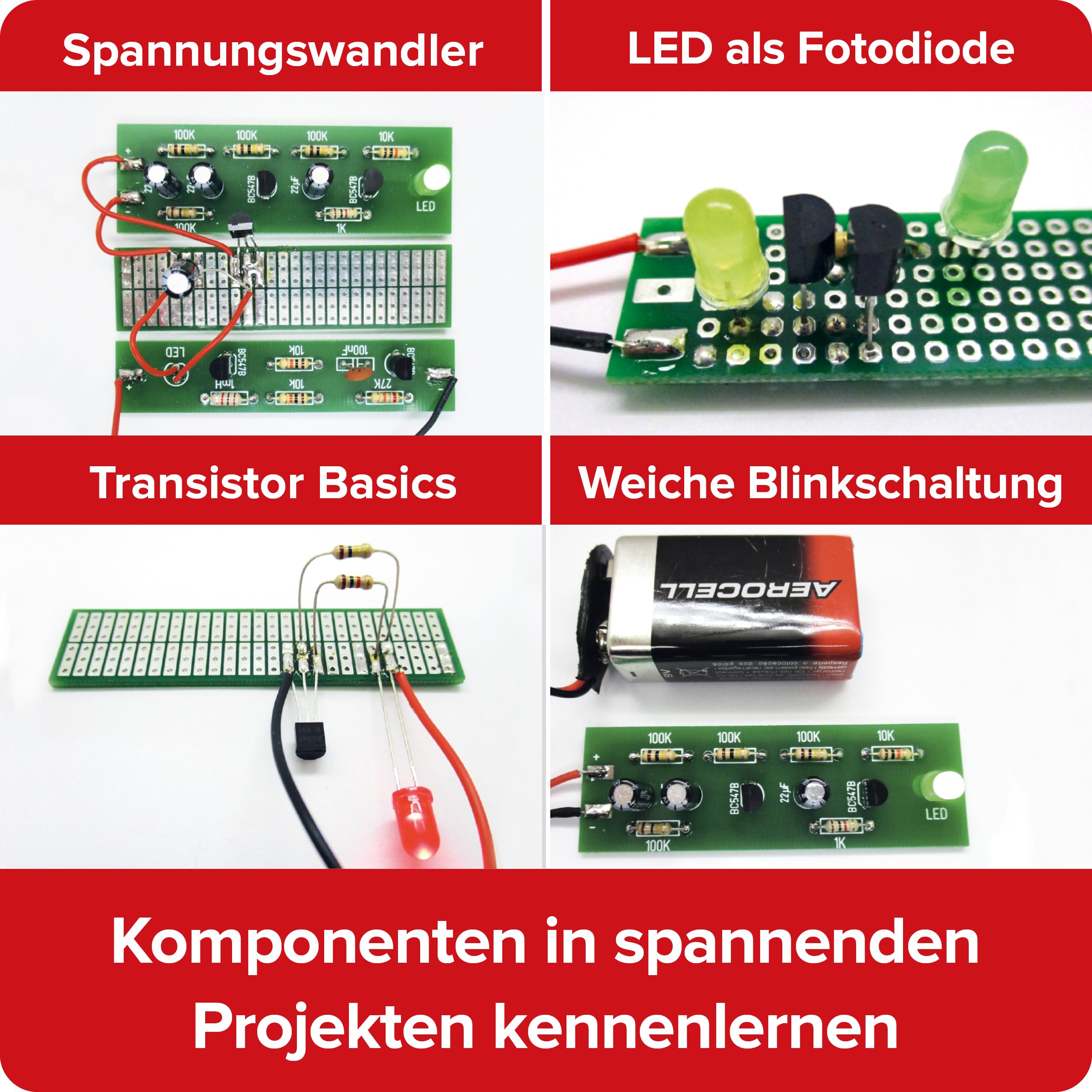 FRANZIS 67122 - Mach's einfach - Maker Kit Löten lernen, empfohlen ab 14 Jahren