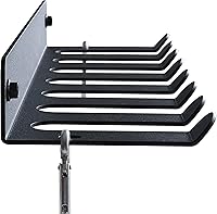 Vista 5 de Gym Storage Rack Resistance Band Rack Wall Mount Barbell Rack Heavy Duty Home Gym Storage Rack for Gym Equipment, Exercise Bands, Lifting Belts and