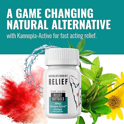 Miniatura 9 de Revolution Relief Duo - 30 cápsulas blandas y 1 barra enrollable con 230400 mg de extractos de cáñamo naturales (300 mg de Kannopia Active)