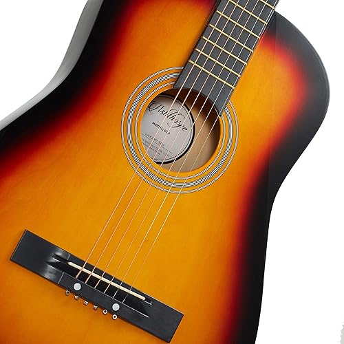 Miniatura 2 de Ashthorpe 38-inch Beginner Acoustic Guitar Package (Sunburst), Basic Starter Kit wGig Bag, Strings, Strap, Tuner, Pitch Pipe, Picks