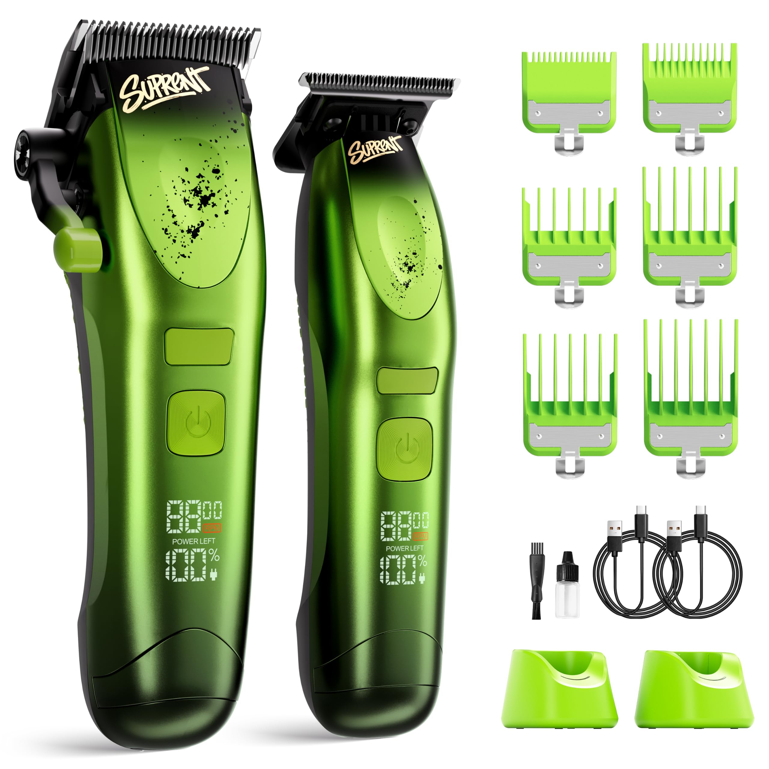 SUPRENT Tondeuse Cheveux Hommes Professionnel, 9000RPM Moteur Sans Balais