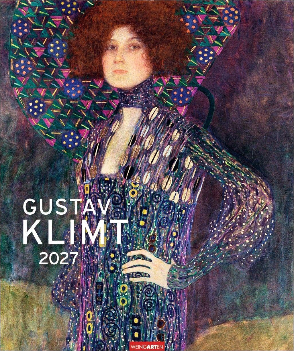 Gustav Klimt Edition Kalender 2027: Hochwertiger Wandkalender mit den detailreichen und eleganten Gemälden des Wiener Jugendstils. Großer Kunst-Kalender 2027. 46 x 55 cm