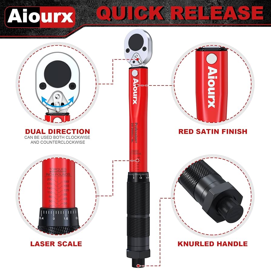 aimi　0405 TorqIT Battery-Powered Torque Wrench Kit, 500 FT/LBS, 3/4″