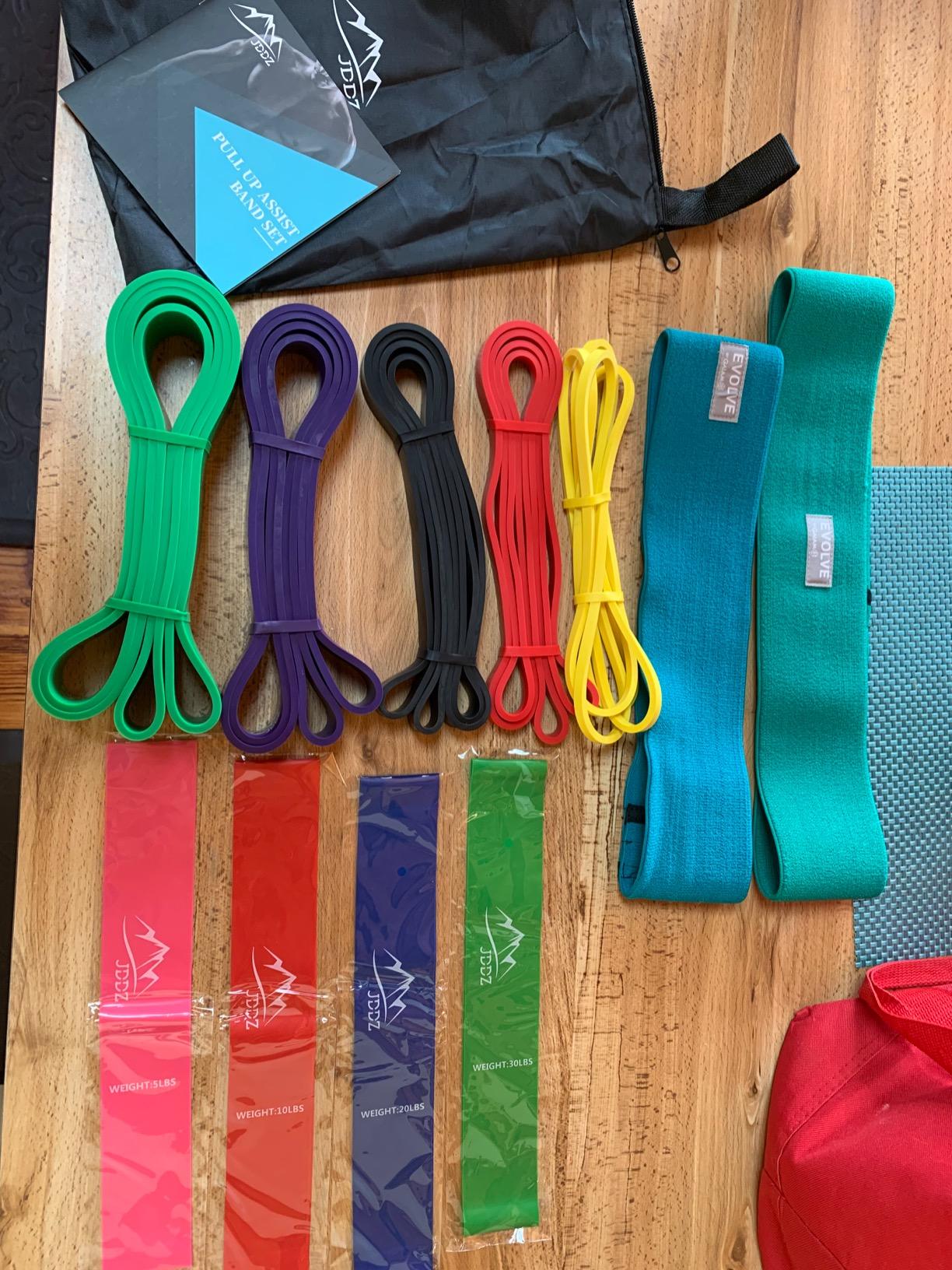 JDDZ SPORTS Pull up Resistance and Assist Bands, Workout