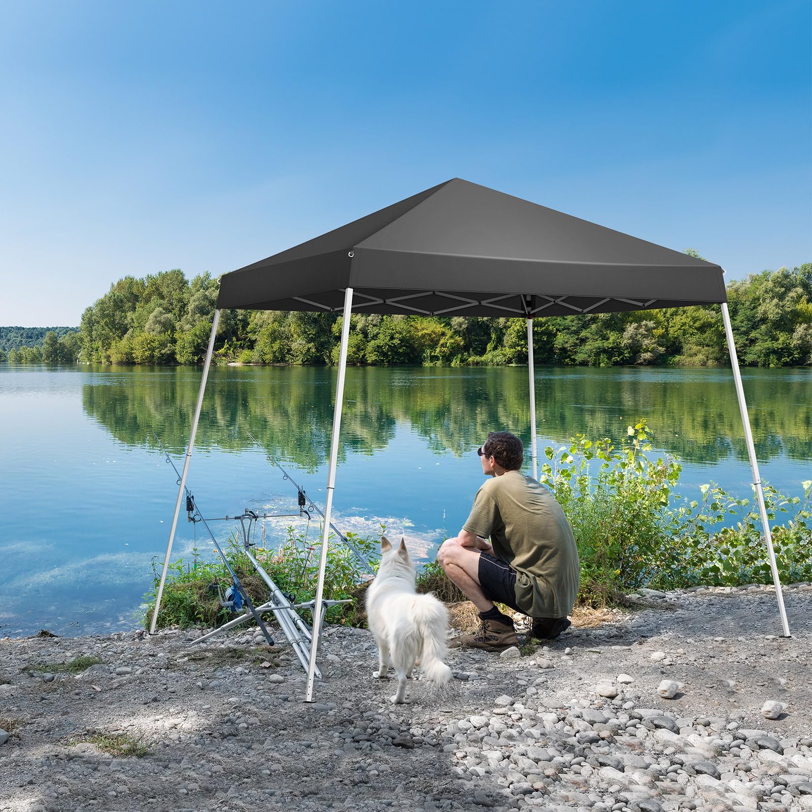 WISLAS 6x6 Pop Up Canopy Tent