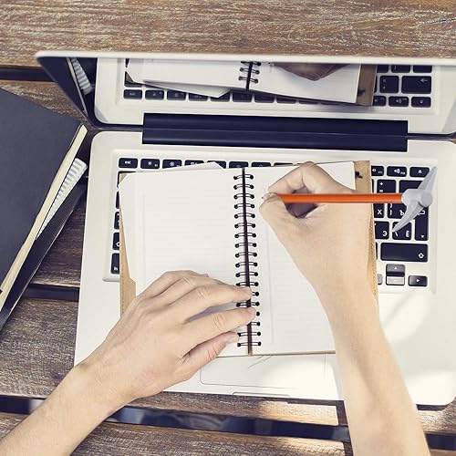 Miniatura 7 de Chinco Juego de 24 lápices de pico, borrador, divertidos lápices de borrador a granel con forma de hacha, borrado para suministros de regreso a