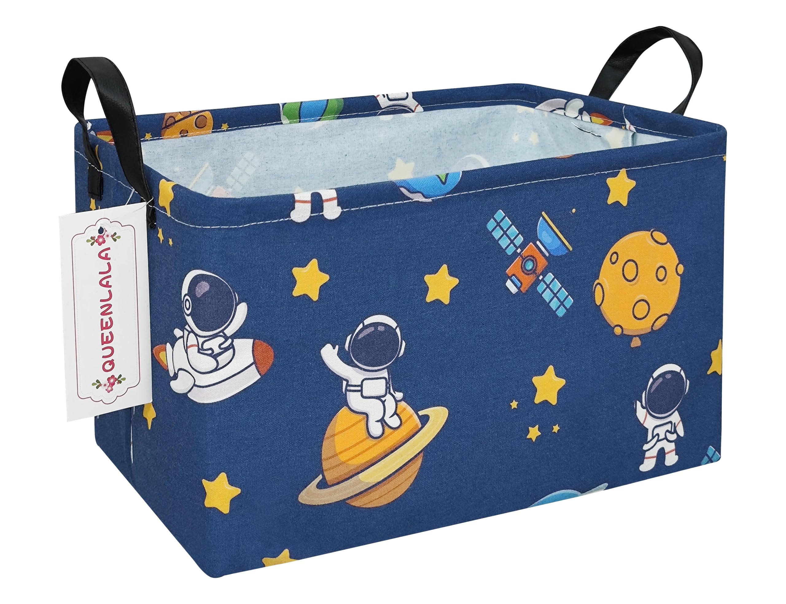 QUEENLALA Rectangular Laundry Hamper/Foldable Nursery Laundry Basket for Organizing/Storage Bin Baskets/Children Toy Office Bedroom/Toy Bin Closet