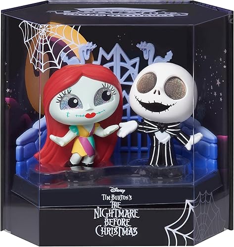 Miniatura 3 de DOORABLES Disney Grand Entrance Figuras coleccionables de 3 pulgadas, Jack Skellington y Sally, juguetes para niños a partir de 5 años, exclusivo de