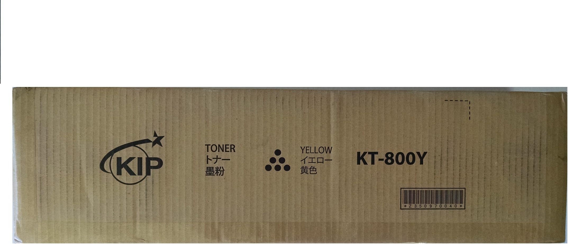 KIP 800 850 860 870 880 890 KT-800Y Yellow Toner 2 x 1,000 gram Cartridges From CES Imaging …