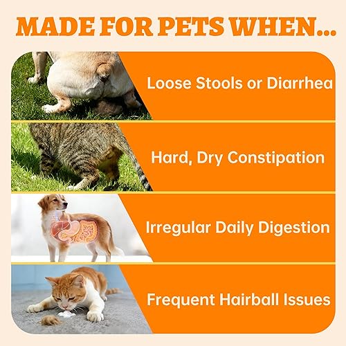 Miniatura 3 de Wellix Pumpkin Powder for Dogs & Cats - Fiber Supplement, Digestion Support, Firms Stool, Dog & Cat Diarrhea, Prebiotic & Probiotic Powder - Food