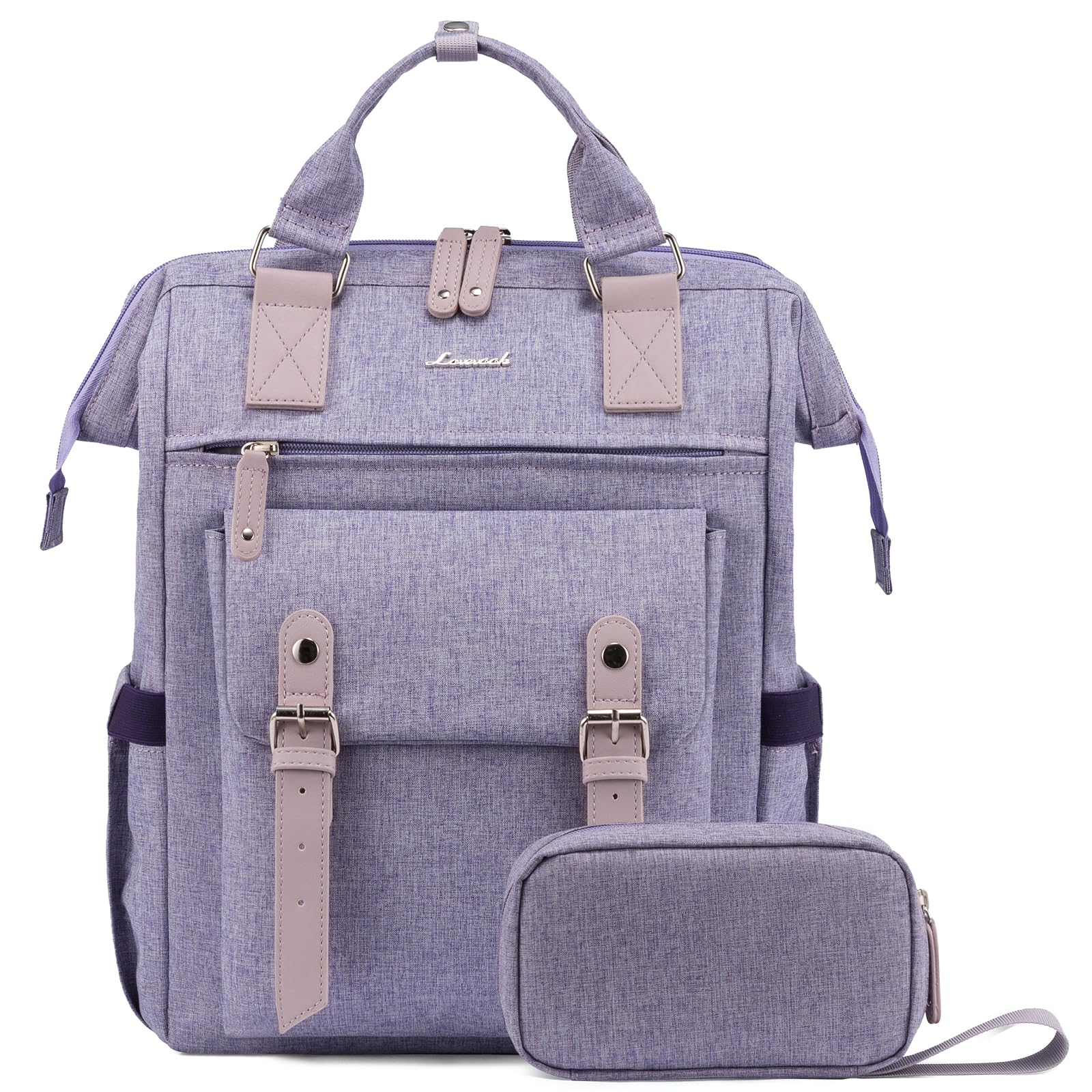 LOVEVOOK Laptop Backpack Purse for Women, Cute College School Backpack Bookbag For Teenager Girls, Teacher Nurse Bags Work Travel Backpack, Business