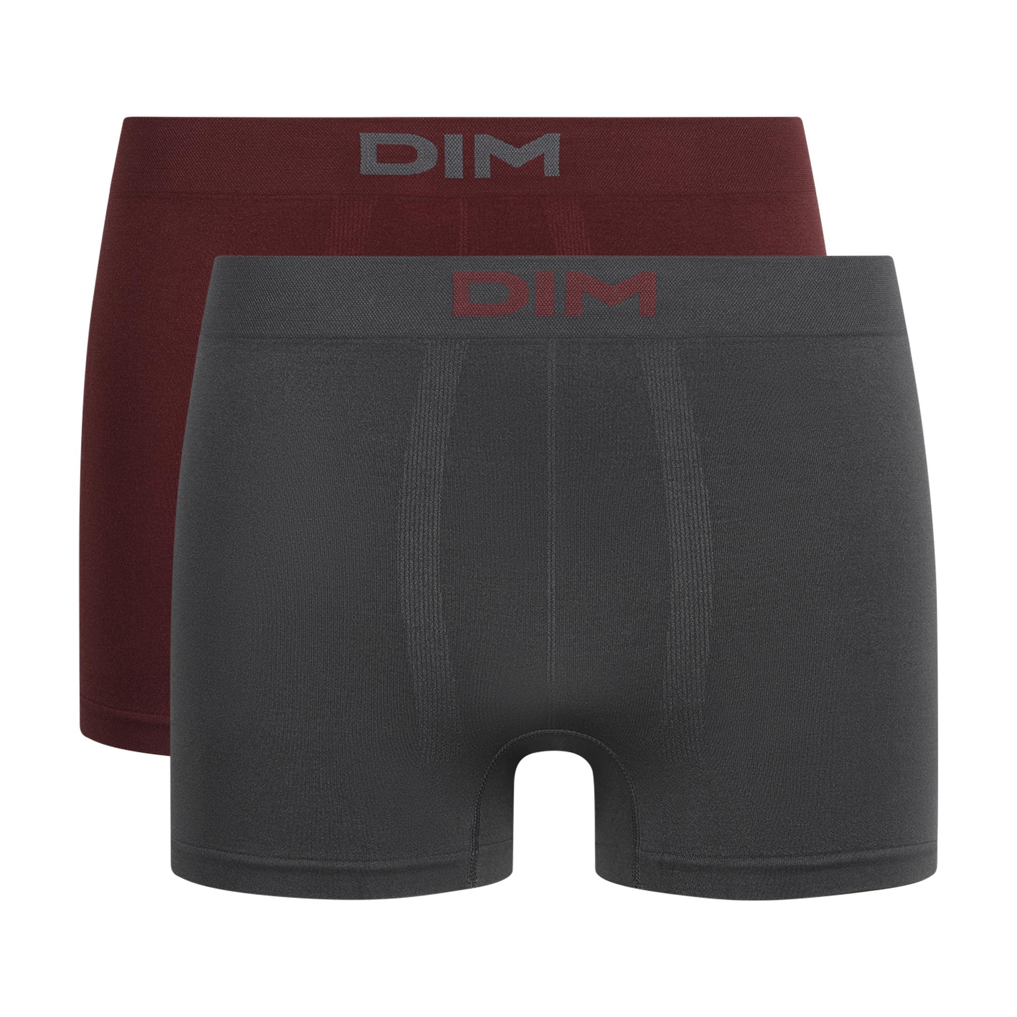 Dim Men's Seamless Micro Bóxers Unno X2 | Microfibra elástica sin costuras | Ajuste perfecto | Máximo confort, Multicolor, XL