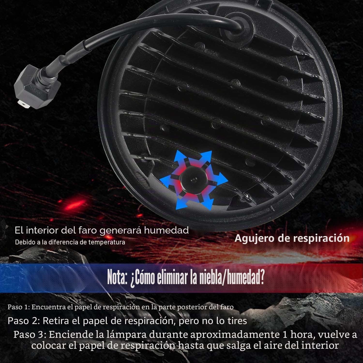 5.75 "pulgadas de la motocicleta óptica Ronda Chip LED Faros 200W 20000LM 6000K/3000K de luz de cruce 9-30V HI LO haz de luz óptica con cables de interruptor H4-H13 IP67