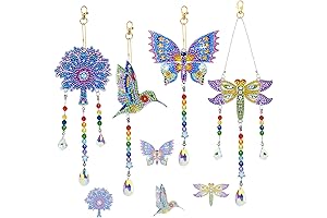 Kid's Suncatcher Painting & Diamond Art Craft Kits