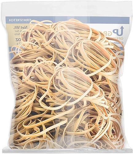 Miniatura 3 de Upgrade Office Supply UPG23732 Bandas de goma, tamaño #32 (3" x 18"), bolsa de 14 libra, crepe natural, hecho en USA