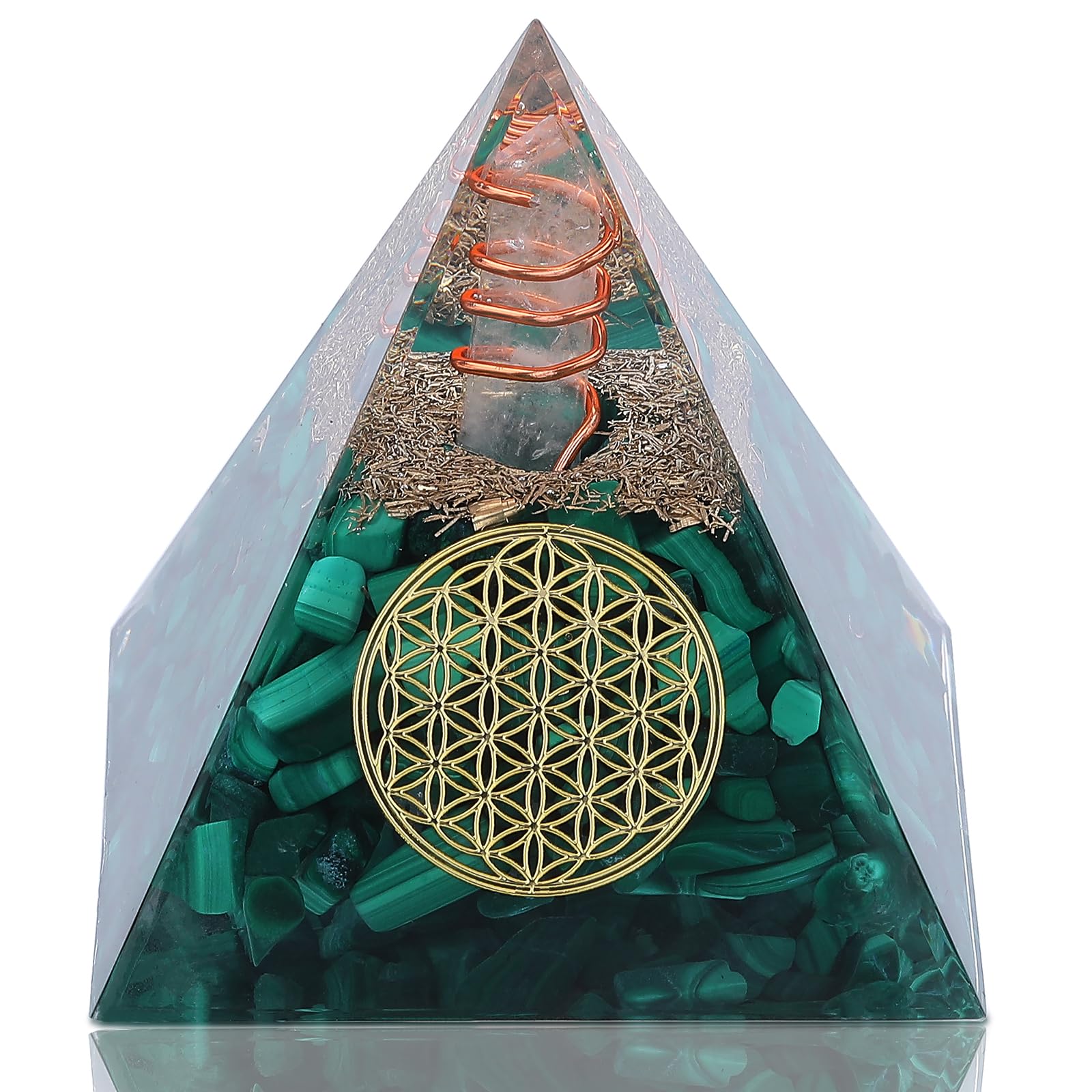 Amazon.com: Orgone Pyramid Orgonite Crystal Pyramids for Positive