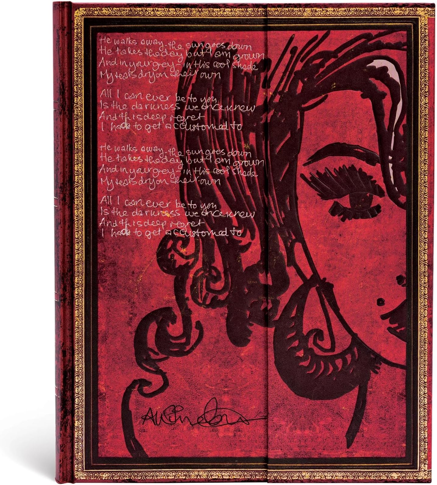 Amy Winehouse, Tears Dry Ultra Lined Hardcover Journal, 144pg, 120GSM by Paperblanks (Embellished Manuscripts Collection)
