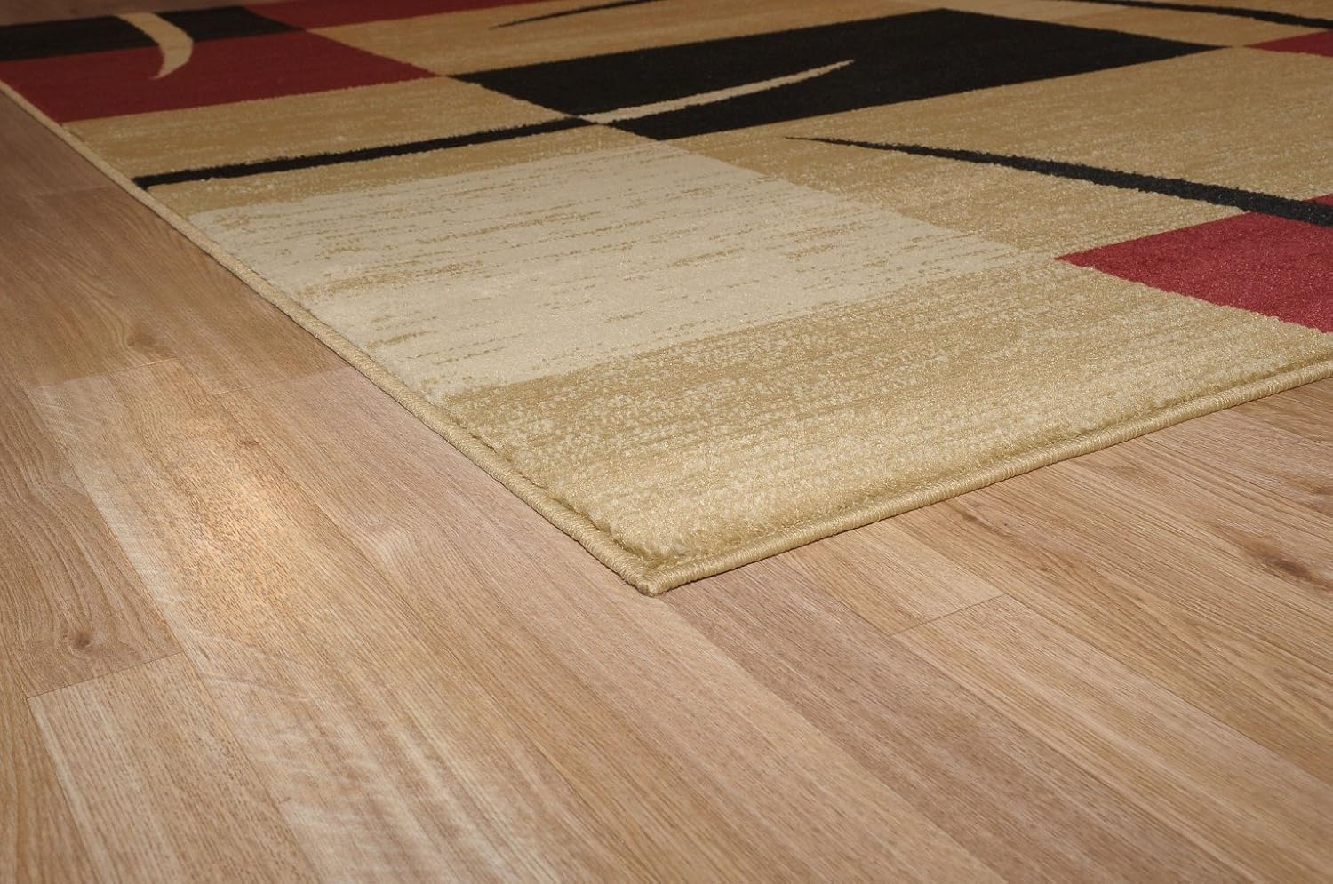 Maxy Home Everyday Use Modern Area Rug, 3'3" x 5' ( 39 inch x 59 inch), Soft Touch, Lightweight, Contemporary Blocks
